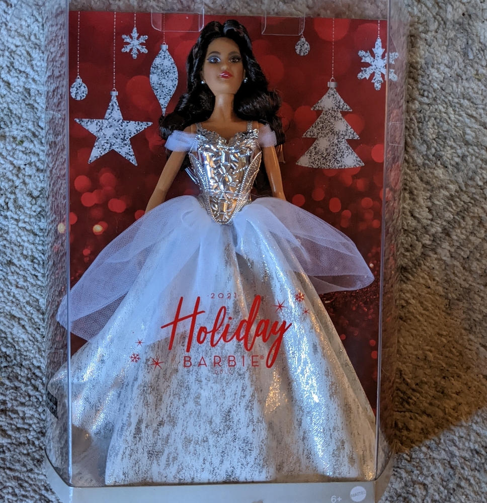 2021 Brunette Holiday Barbie